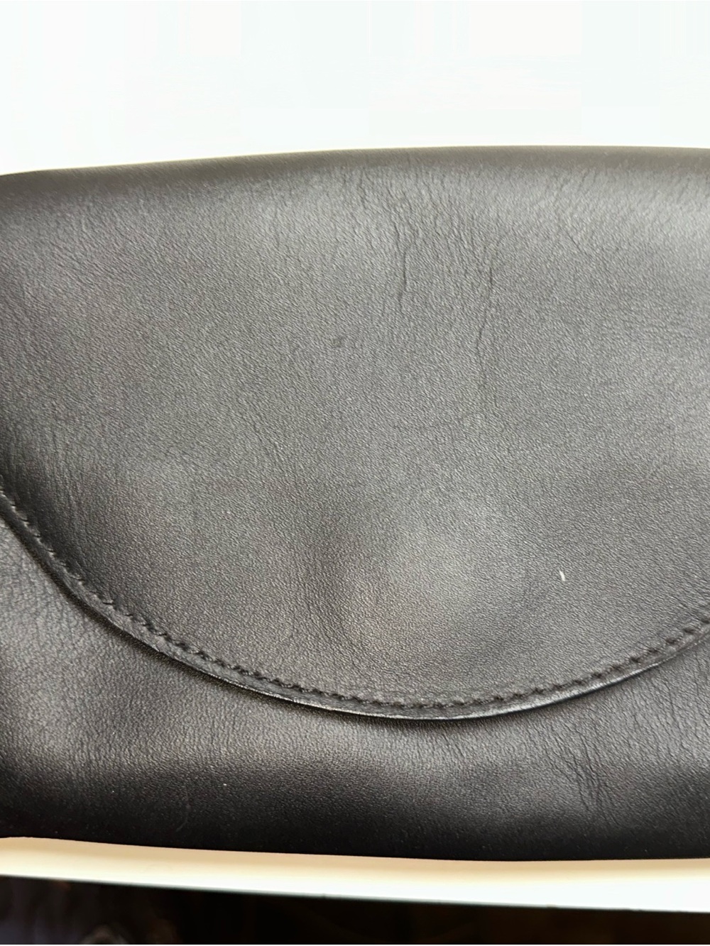 Nisolo Black Leather Crossbody Clutch
